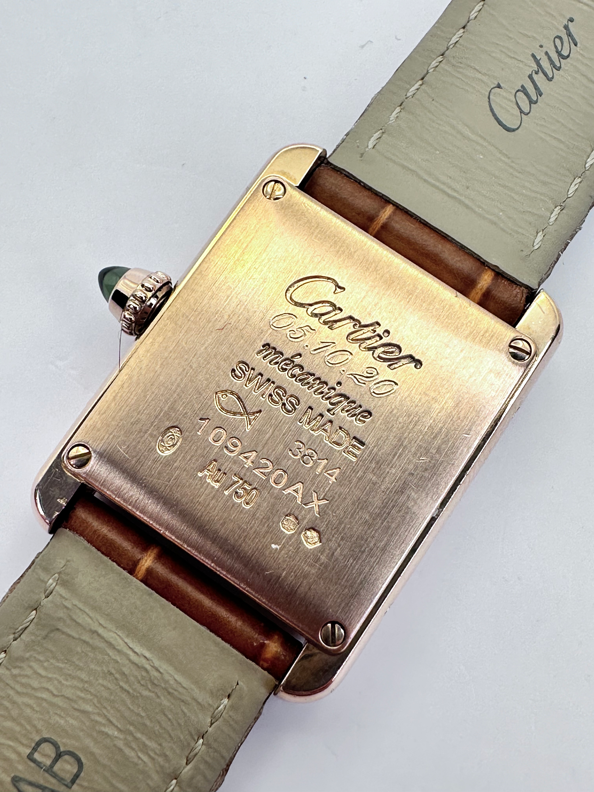 Cartier Tank Louis WGTA0010 - 18K Rose Gold, Cream Dial, Manual Wind image 4