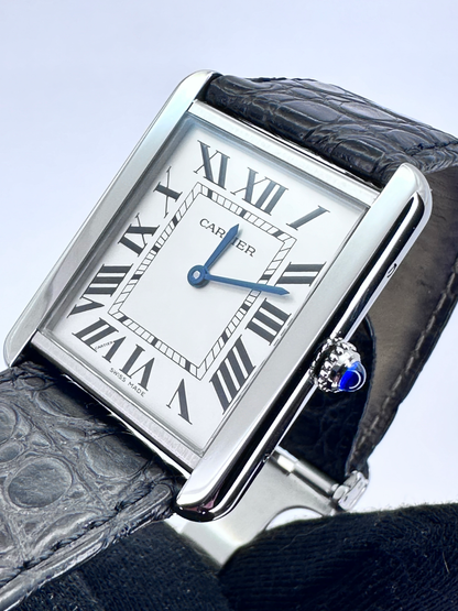 Cartier Tank Solo LM Ref. WSTA0028 - Stainless Steel, Silver Opaline Dial, 16-17 image 2