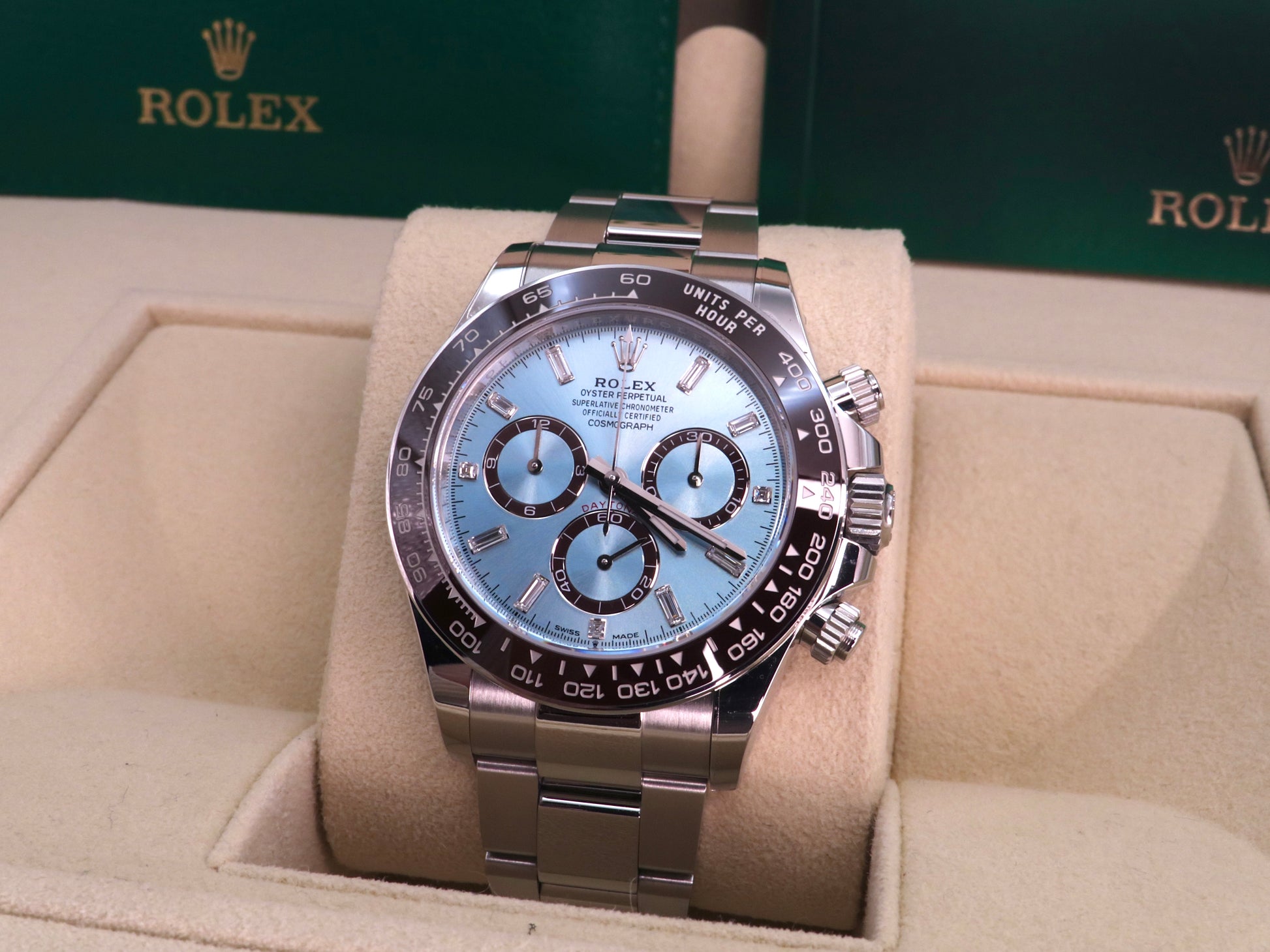 NEW RELEASE: Rolex Cosmograph Daytona 126506A - Platinum with Exhibition Case image 1