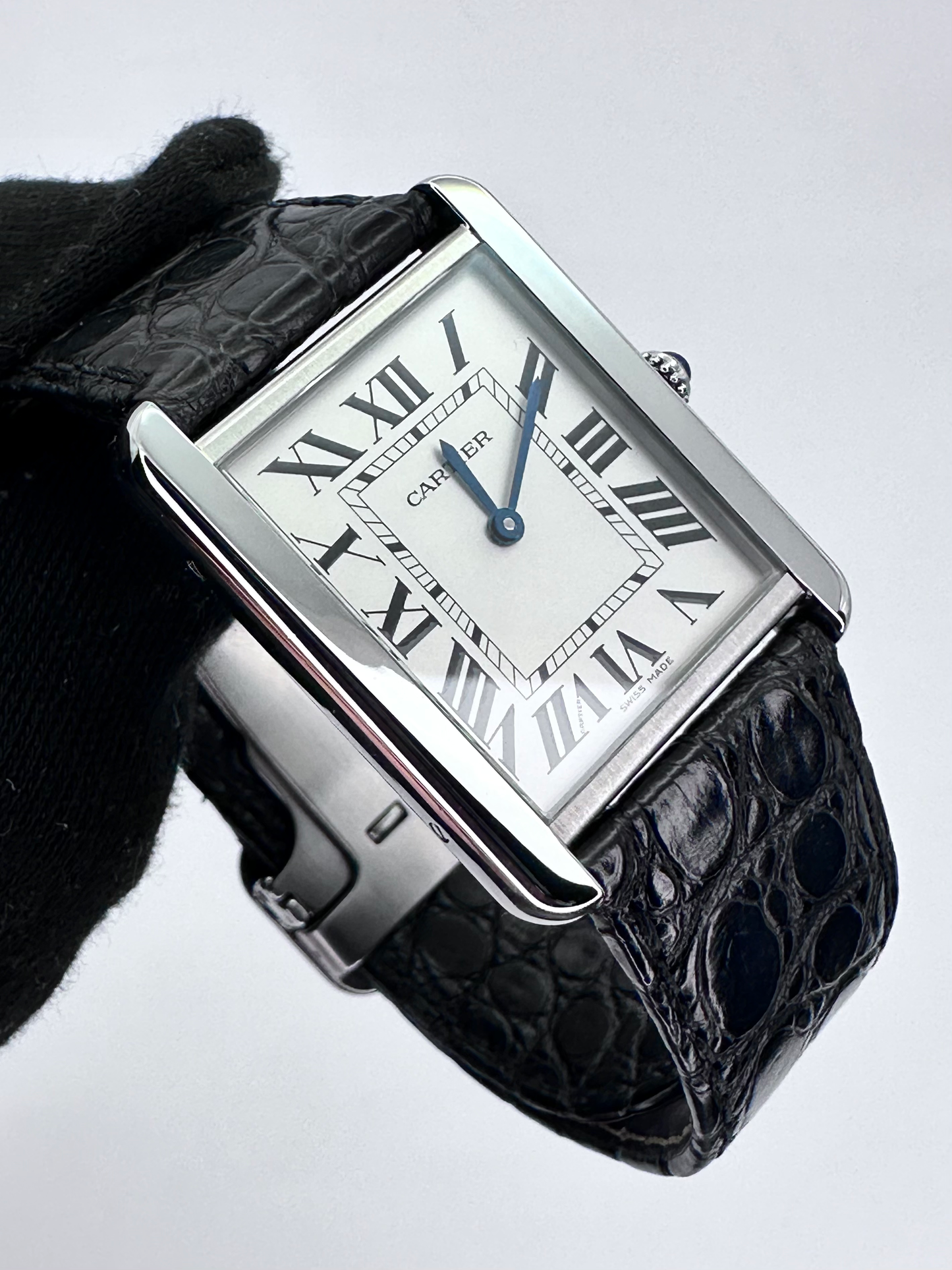 Cartier Tank Solo LM Ref. WSTA0028 - Stainless Steel, Silver Opaline Dial, 16-17 image 0