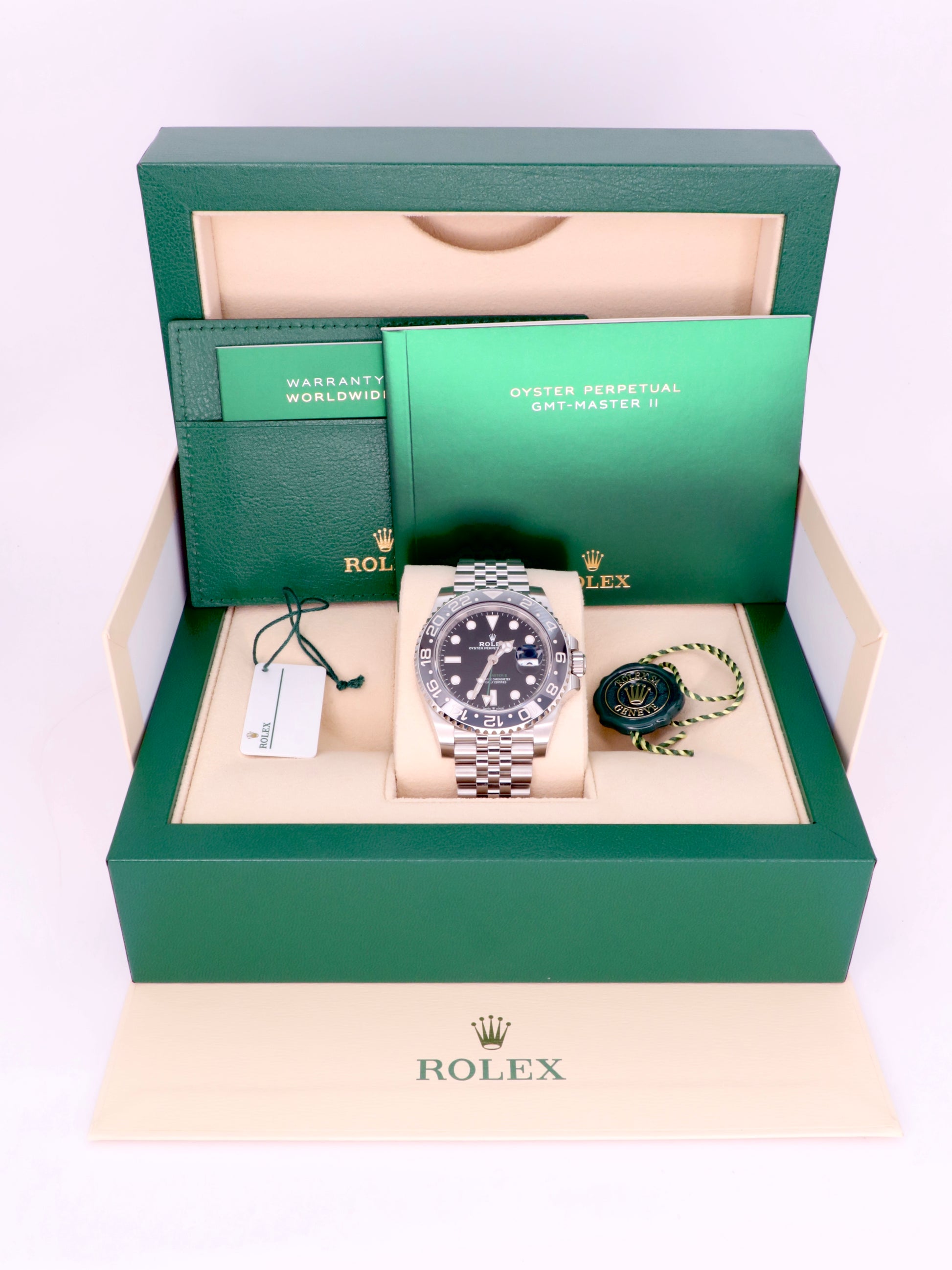 NEW 2024 Rolex GMT-Master II "Bruce Wayne" Ref. 126710GRNR - Black Dial image 2