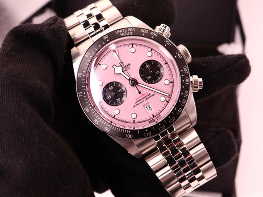 Brand New Tudor Black Bay Chrono 41mm Special Edition Pink 79360N - 2024 image 0