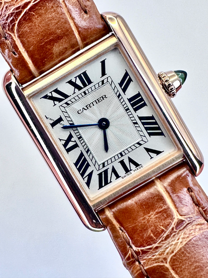 Cartier Tank Louis WGTA0010 - 18K Rose Gold, Cream Dial, Manual Wind image 0