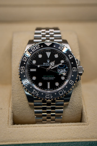 NEW 2024 Rolex GMT-Master II "Bruce Wayne" Ref. 126710GRNR - Black Dial