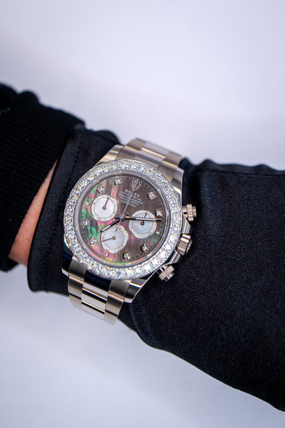 Rolex Daytona Black Mother Of Pearl Ref.126579RBR - White Gold