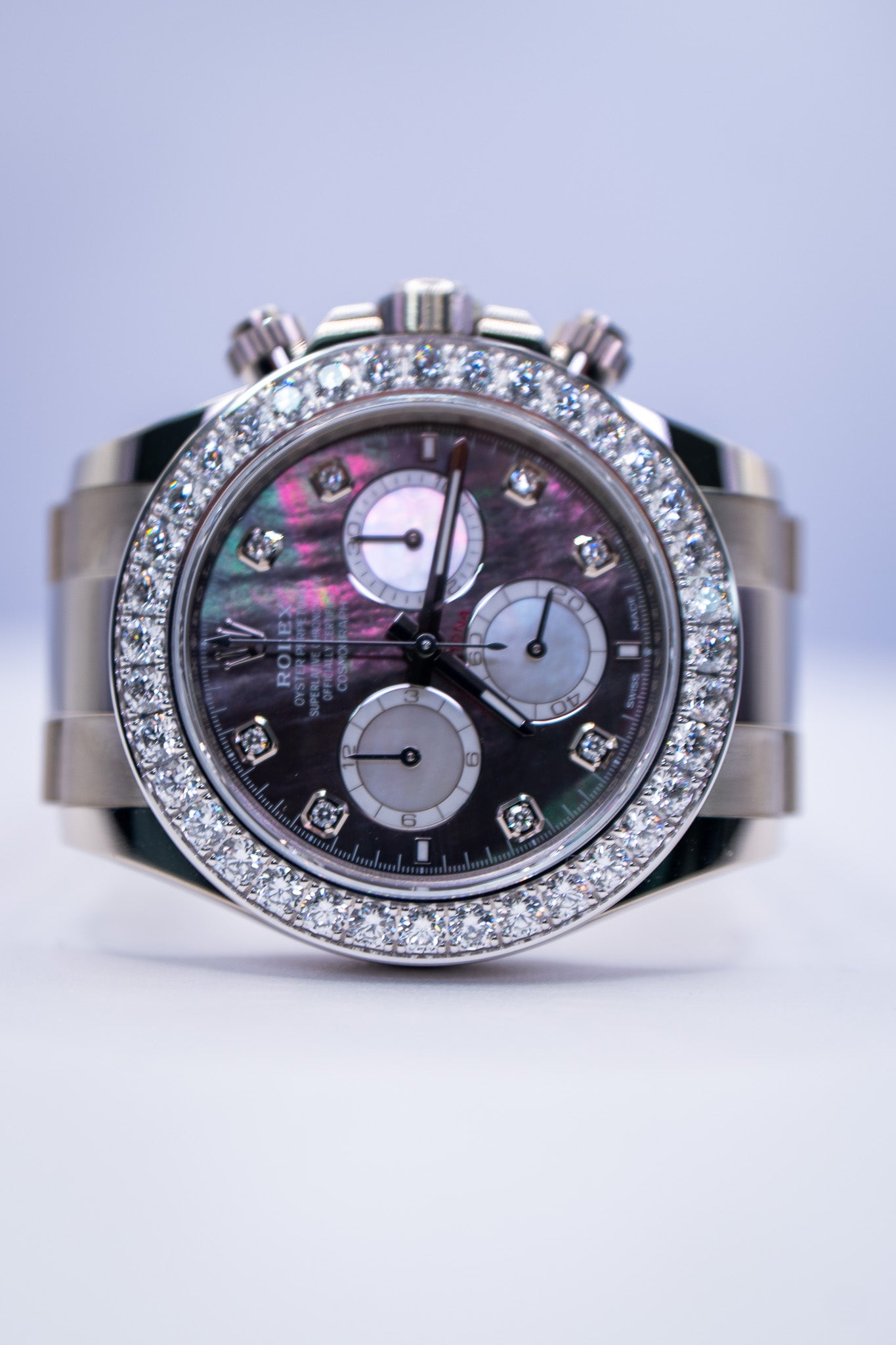 Rolex Daytona Black Mother Of Pearl Ref.126579RBR - White Gold