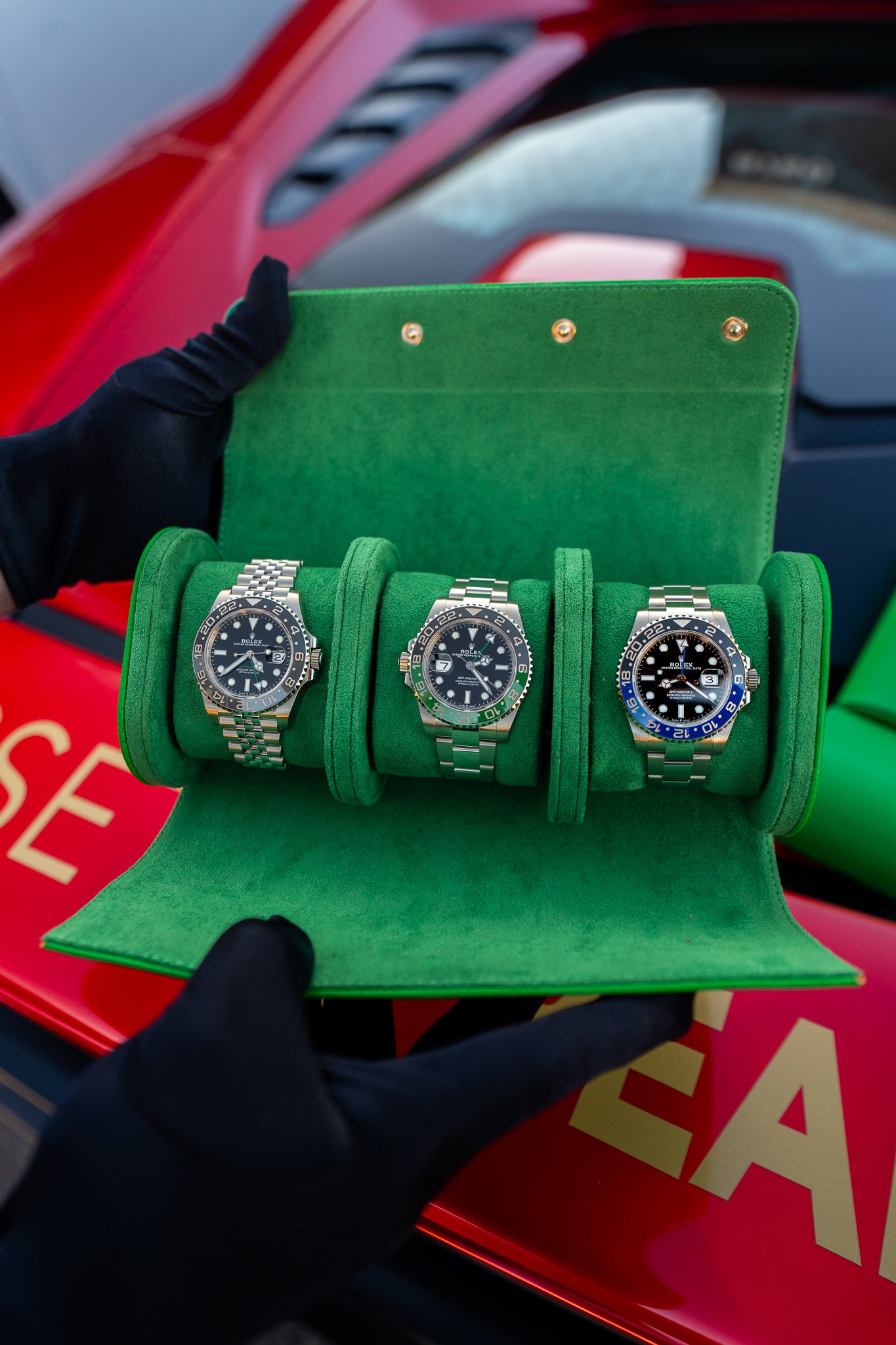 Asset Appeal Triple Watch Travel Roll - Green