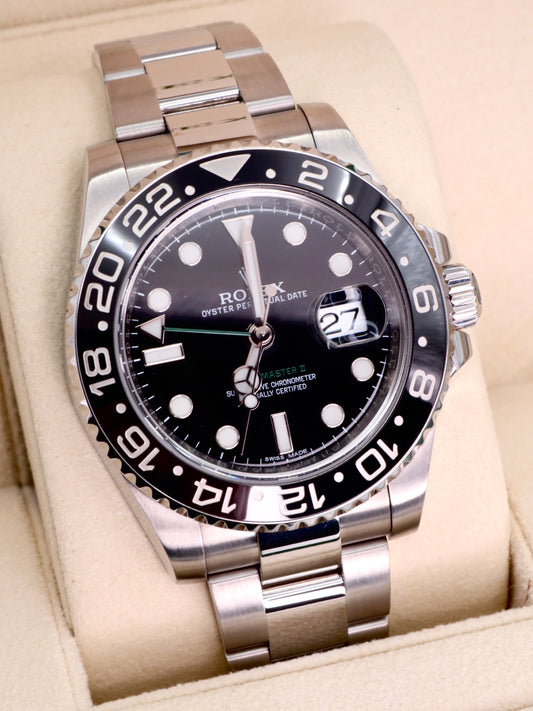 2015 Rolex GMT-Master II Ref. 116710LN - Black Bezel, Complete Set image 0