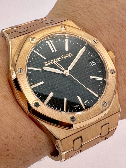 Audemars Piguet Royal Oak 41mm Rose Gold Black Dial 15510OR.OO.1320OR.04 image 7