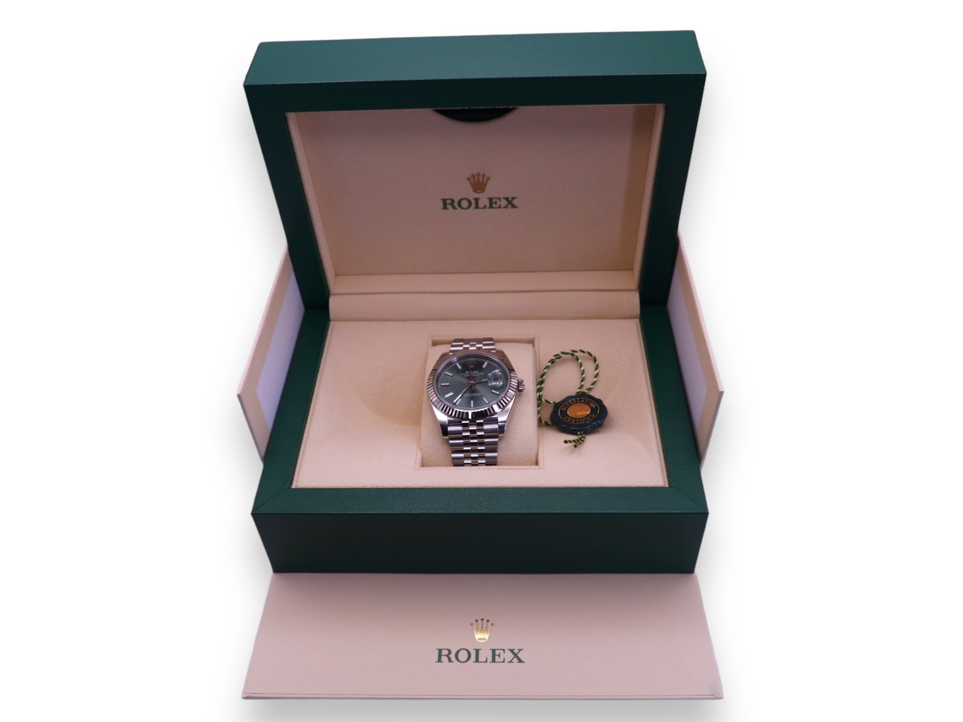 Rolex Datejust 126334 - Mint Green Dial, Stainless Steel, 41mm, Unworn w/ Box & image 2