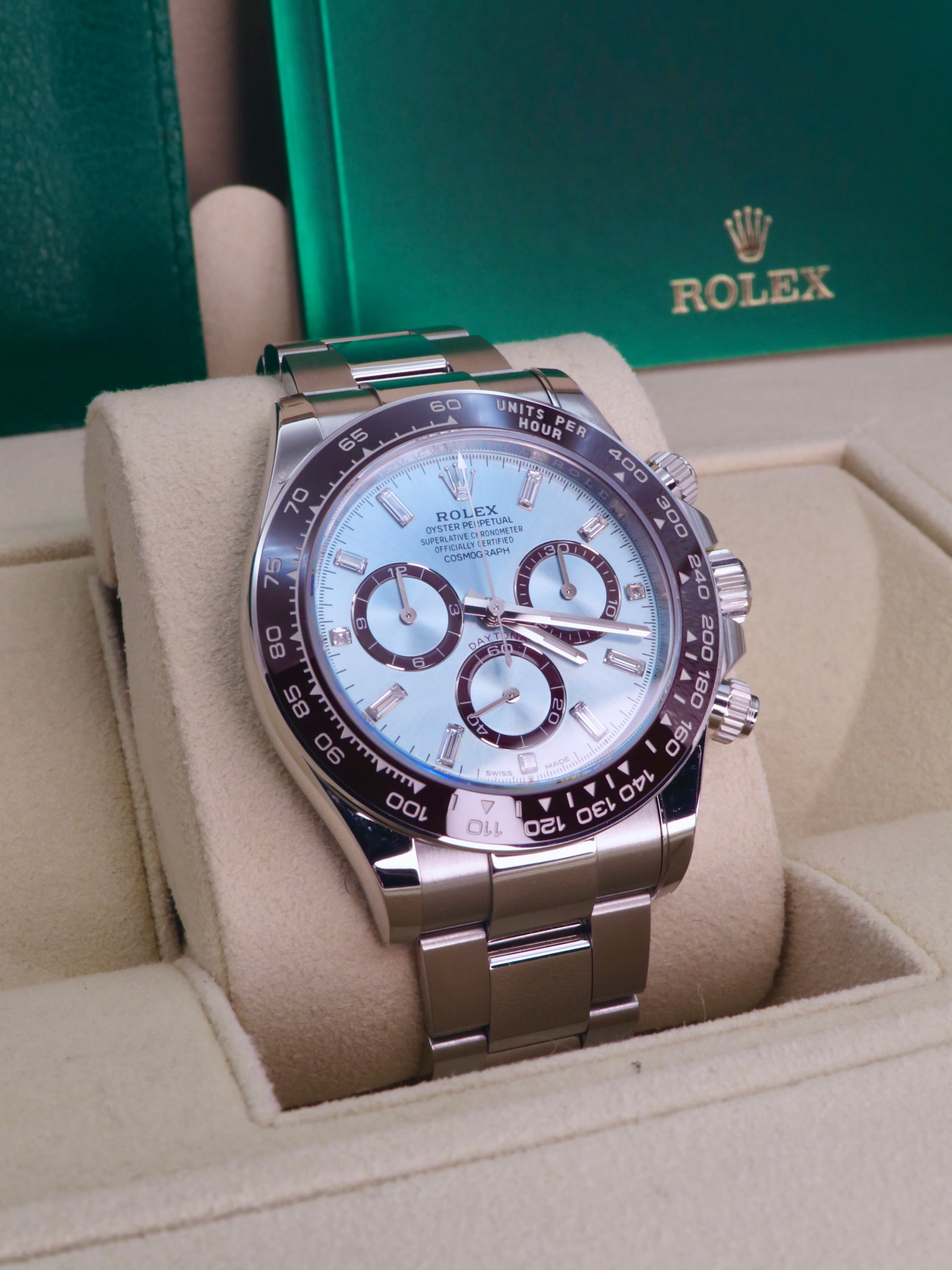 NEW RELEASE: Rolex Cosmograph Daytona 126506A - Platinum with Exhibition Case image 2