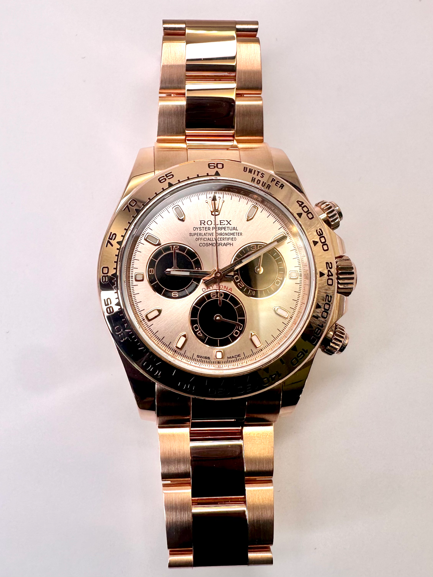 New Rolex Cosmograph Daytona Oyster 126505 - Everose Gold, Sundust Dial image 4