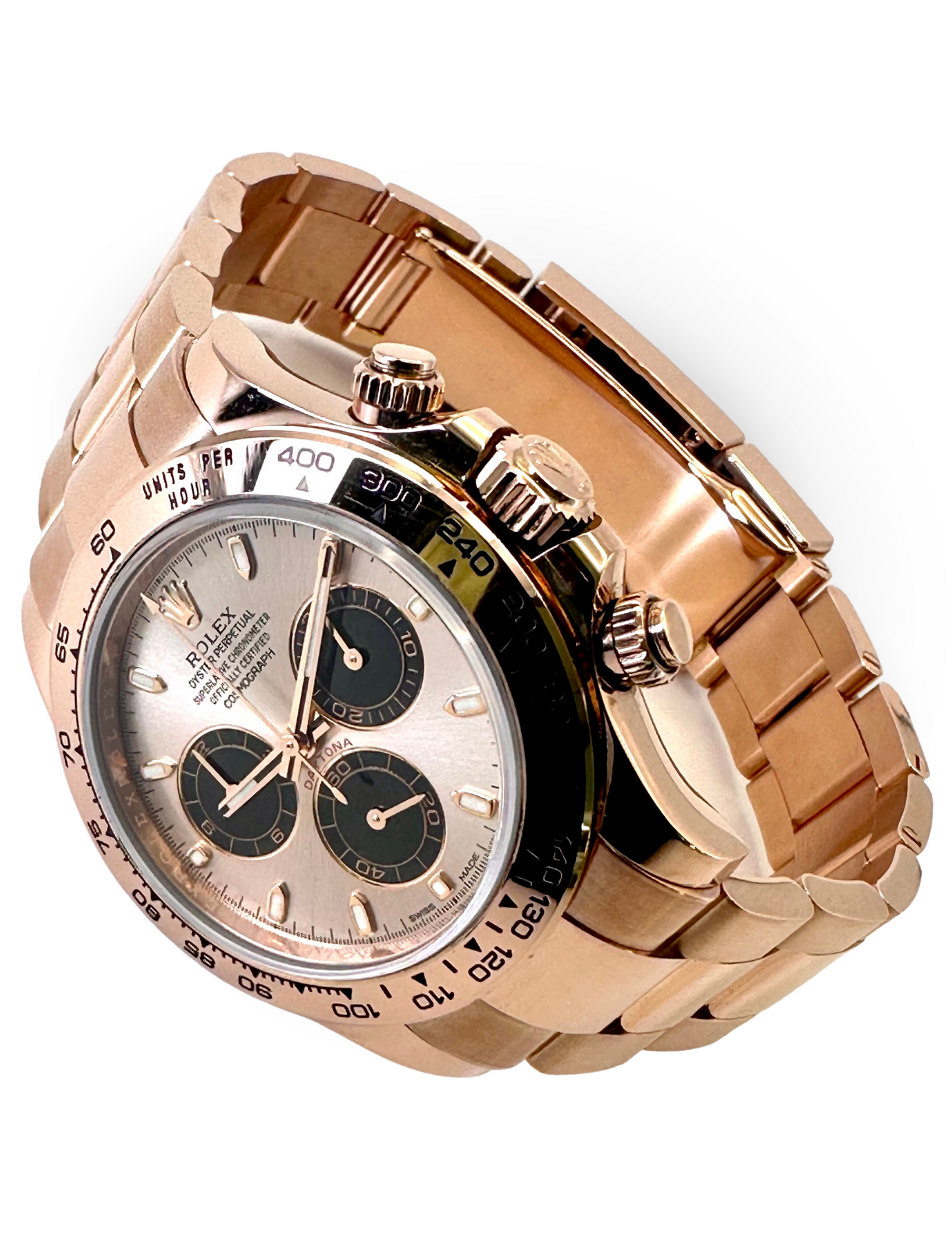 New Rolex Cosmograph Daytona Oyster 126505 - Everose Gold, Sundust Dial image 10