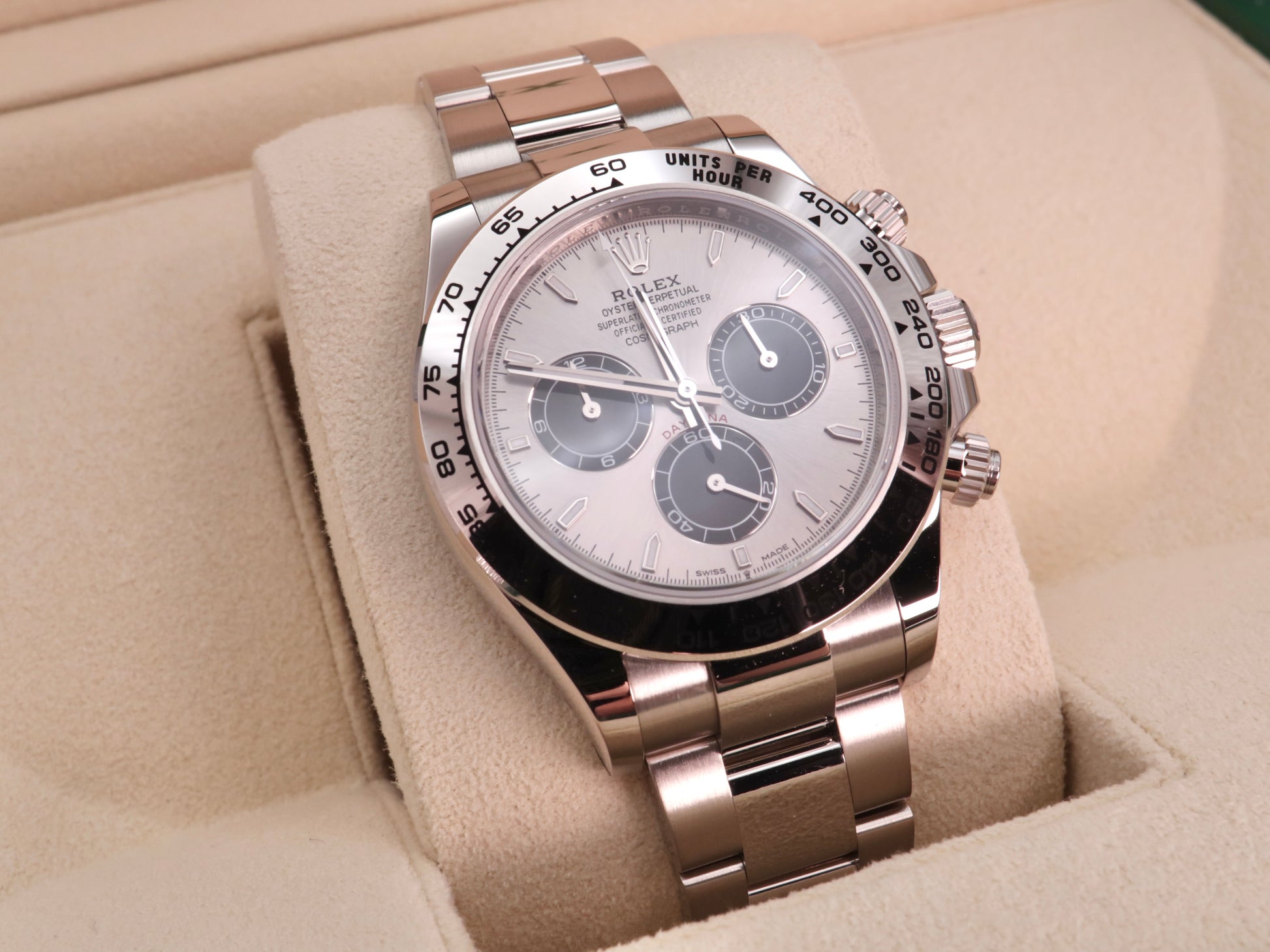 2024 Rolex Cosmograph Daytona 126509 "Ghost" - White Gold, Silver Dial, Complete image 8