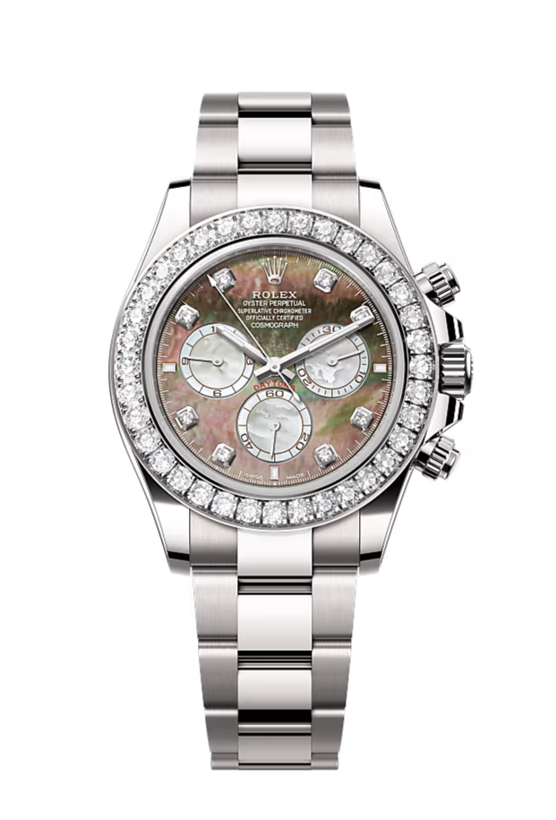 Rolex Daytona Black Mother Of Pearl Ref.126579RBR - White Gold